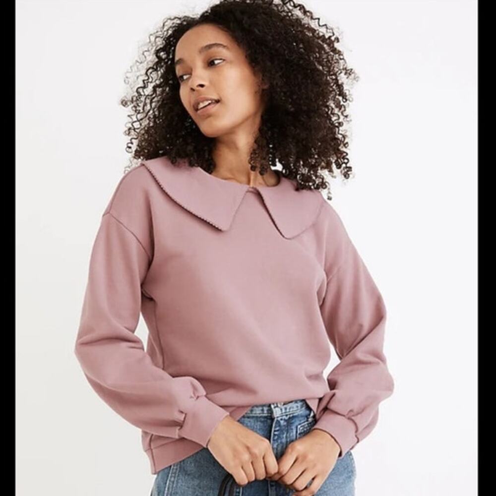 Madewell (Re)sourced cotton collared sweatshirt
